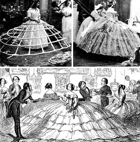 кринолиновые платья Чарльза Ворта